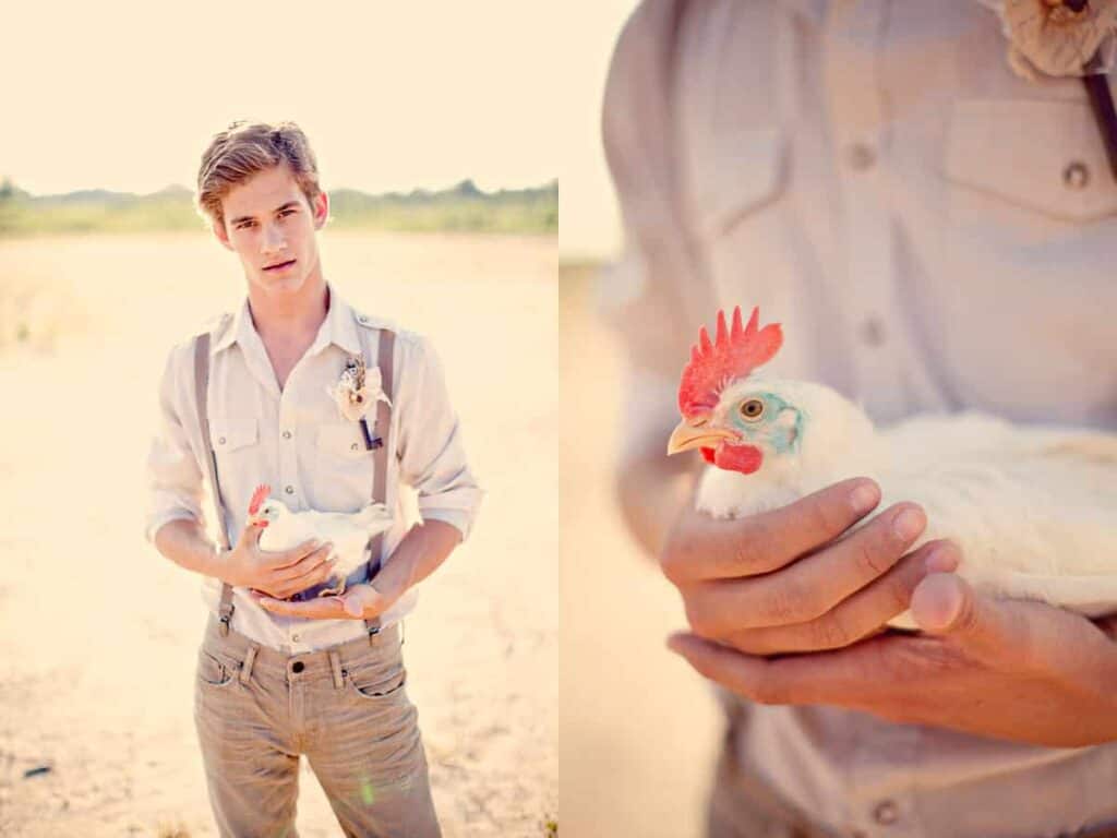 Wednesday Wedding Inspiration: Farm Themed Bridal Shoot With Three Nails Photography