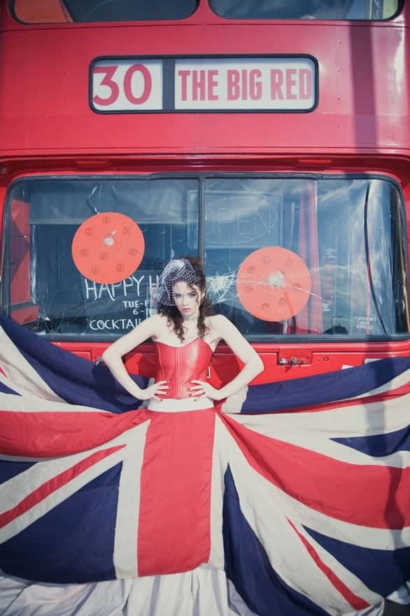 British wedding dress