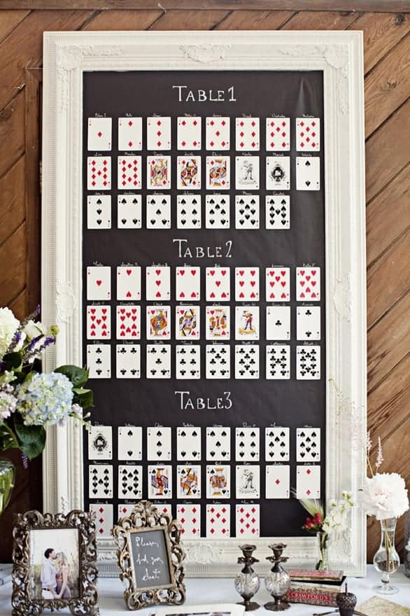 wedding table seating plan ideas