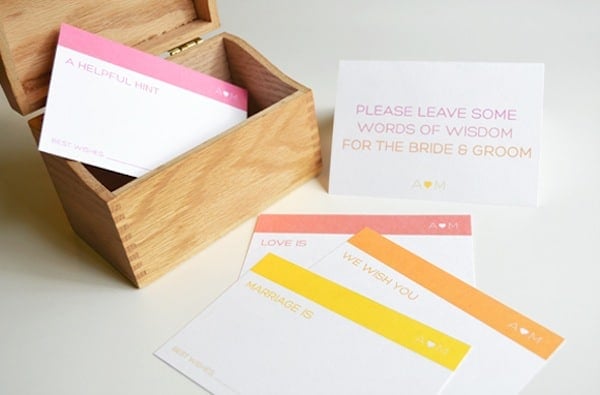 Marry This Free Printable Guestbook Advice Cards 13 Bespoke