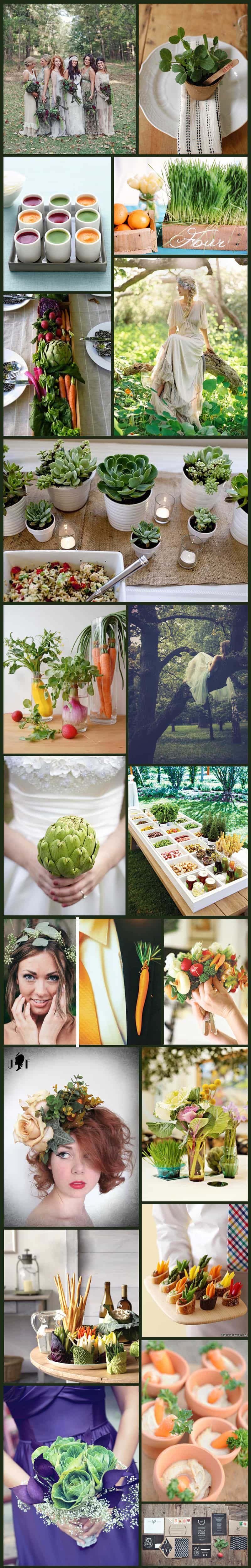 Earth Vegetable Garden Inspiration Board