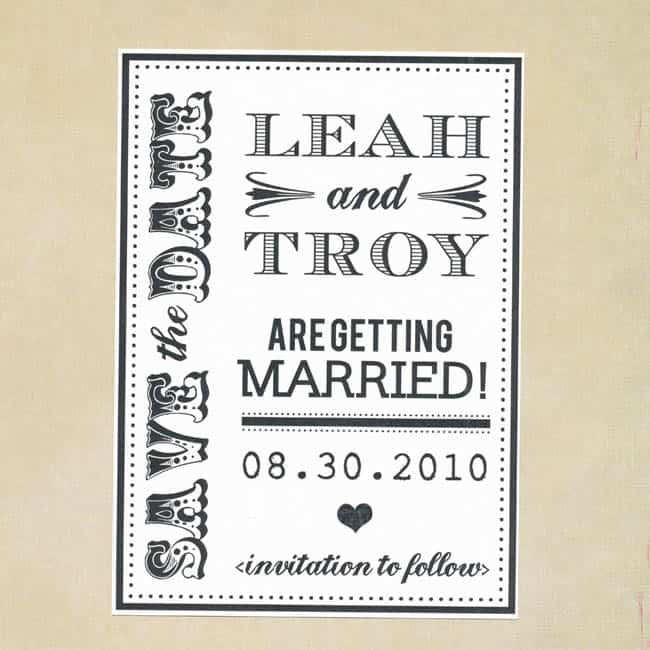 Free printable save the dates for savvy brides! - Pencil Us In