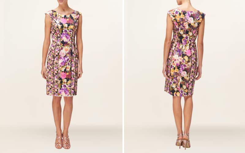 Ditsy Floral illusion dress 1