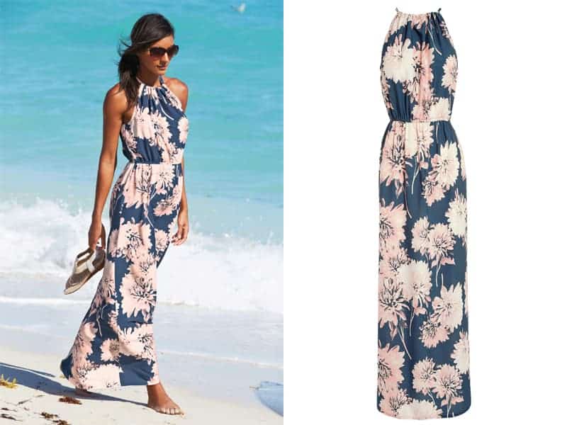 floral print maxi dress