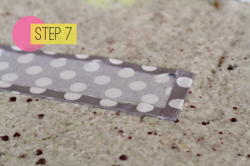 DIY How To Make A Bow Tie Polka dot Wedding DIY-7