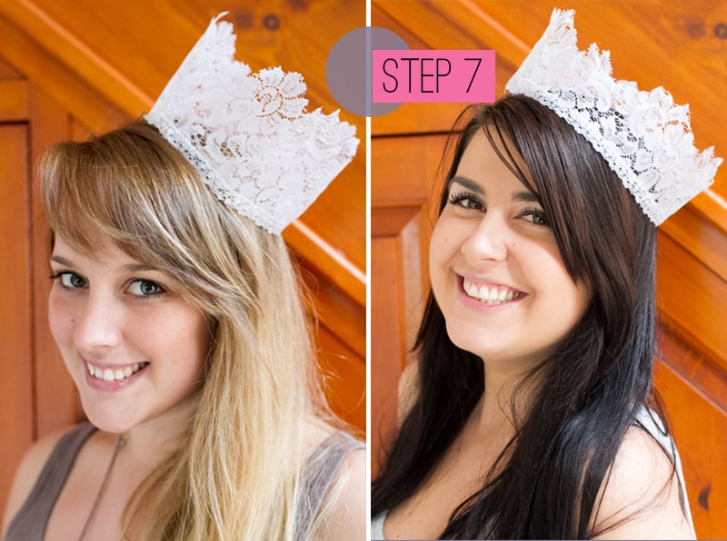 Lace Crowns WEDDING DIY