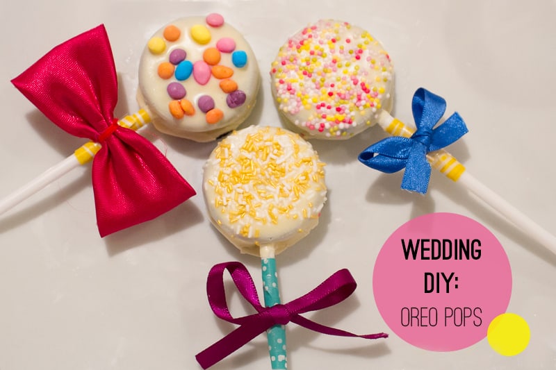 Wedding DIY Oreo Pops Favor Favour How To Make