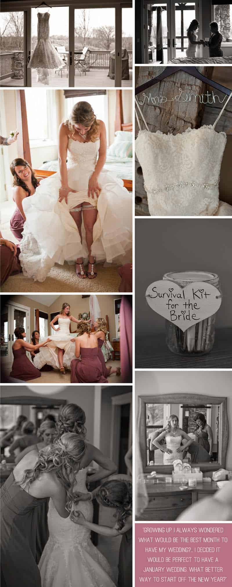 A Rustic Winter Wedding 1