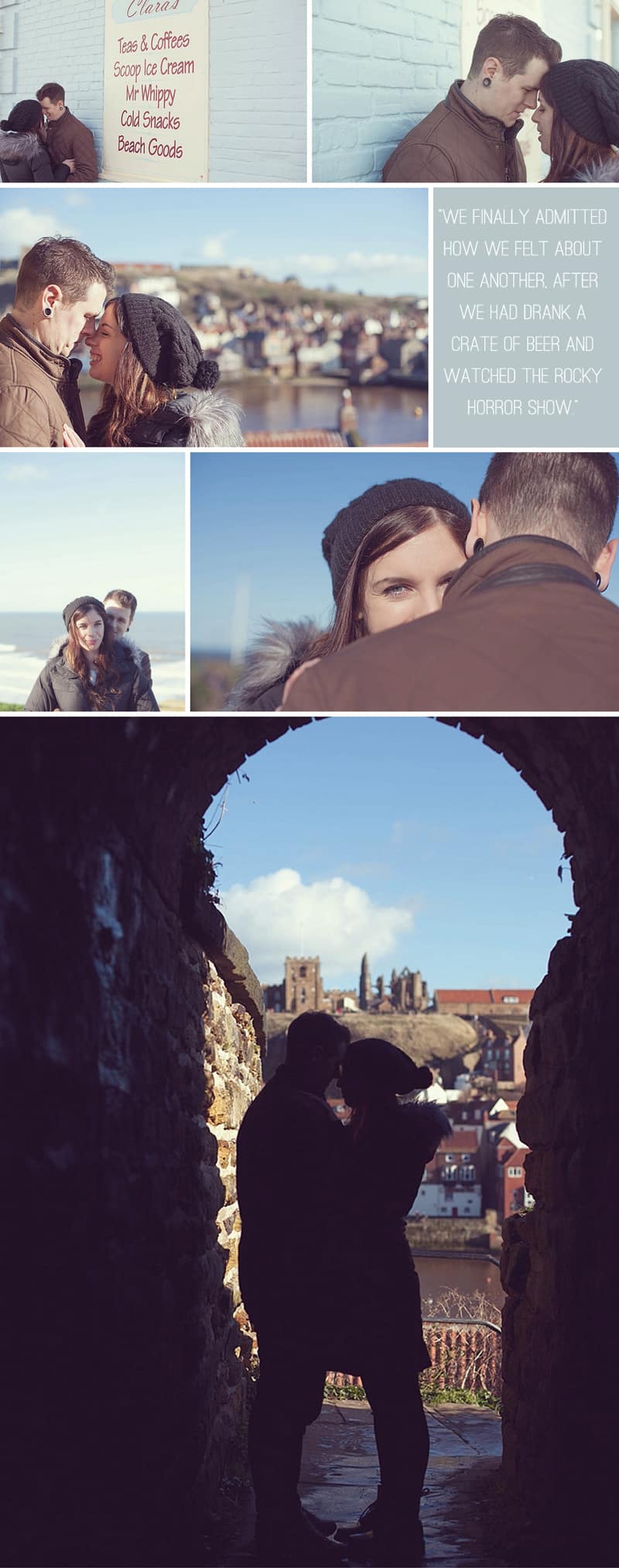 A Whitby Pier Engagement