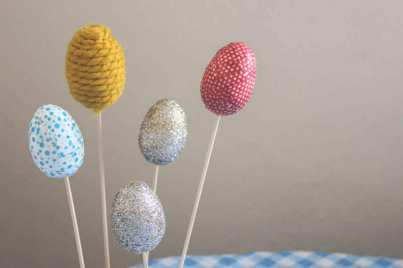 Three ways to decorate easter eggs