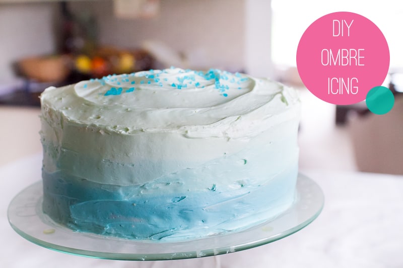 How to ice an ombre cake Tutorial Main