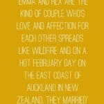 A Yellow, Bird & Asian Inspired Wedding - Emma & Rex - Quote