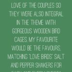 A Yellow, Bird & Asian Inspired Wedding - Emma & Rex - Quote