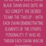 A Dark & Dramatic Black Swan Styled Shoot - Quote