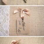 Get Creative With Calligraphy - Vintage Calligraphy Wedding Name Cards