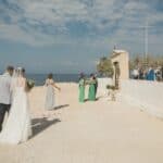 A Locally Sourced Wedding with a Surprise Pregnancy, the Saronic Gulf of Greece - Anna & Philipp - Anna Filipp Anna Roussos Ceremony Low