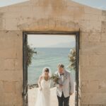 A Locally Sourced Wedding with a Surprise Pregnancy, the Saronic Gulf of Greece - Anna & Philipp - Anna Filipp Anna Roussos Ceremony Low
