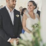 A Locally Sourced Wedding with a Surprise Pregnancy, the Saronic Gulf of Greece - Anna & Philipp - Anna Filipp Anna Roussos Ceremony Low