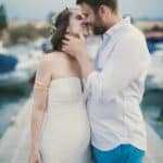 A Locally Sourced Wedding with a Surprise Pregnancy, the Saronic Gulf of Greece - Anna & Philipp - Anna Filipp Anna Roussos Photosession Low