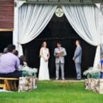 Love in Bloom: Chelsea & Chris's Rustic Garden Wedding - Chelsea Chris Bfreed Weddings Chelsea Chris Low