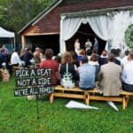 Love in Bloom: Chelsea & Chris's Rustic Garden Wedding - Chelsea Chris Bfreed Weddings Chelsea Chris Low