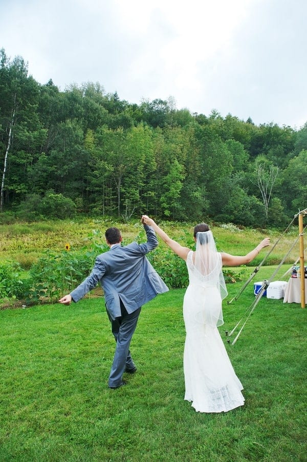 Love in Bloom: Chelsea & Chris's Rustic Garden Wedding - Chelsea Chris Bfreed Weddings Chelsea Chris Low