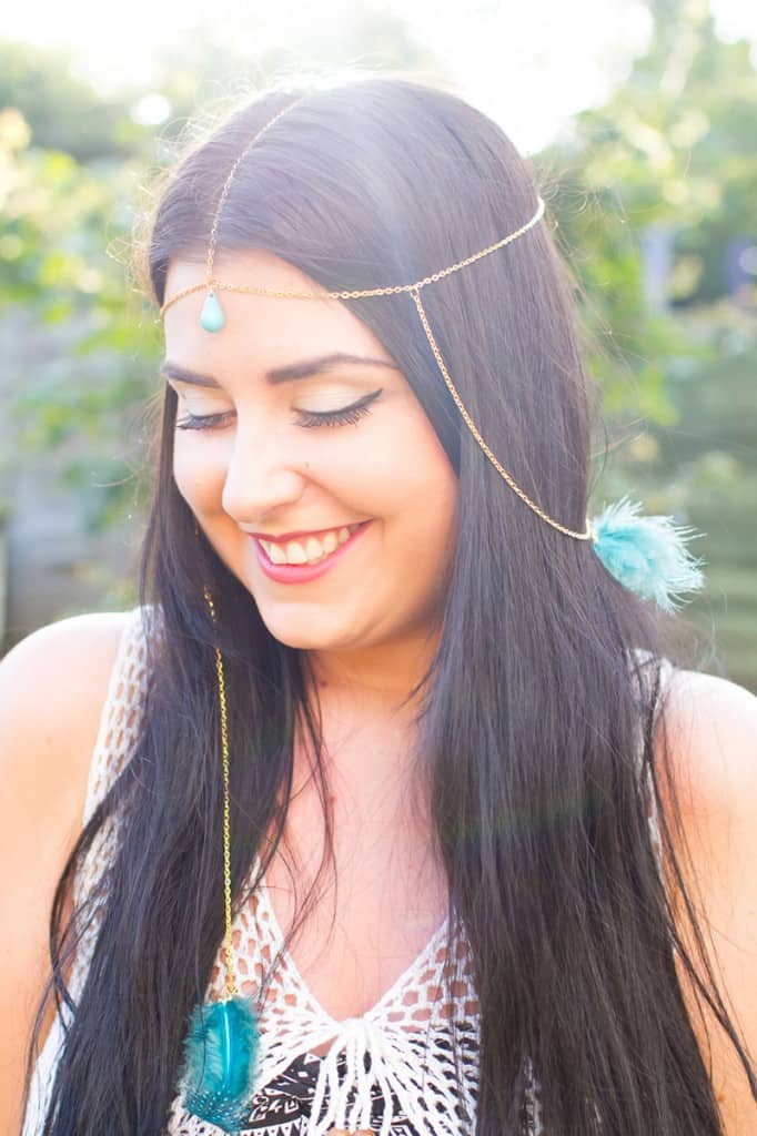 DIY Feather Head Piece Jewellery How To Make A Head Piece DIY