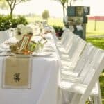 A Shabby Chic Champagne Brunch Wedding: Jeannine & Gib - Thibaut Shellenberger Lizard Nickel Photography Gibjeannine Low