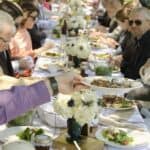 A Shabby Chic Champagne Brunch Wedding: Jeannine & Gib - Thibaut Shellenberger Lizard Nickel Photography Gibjeannine Low