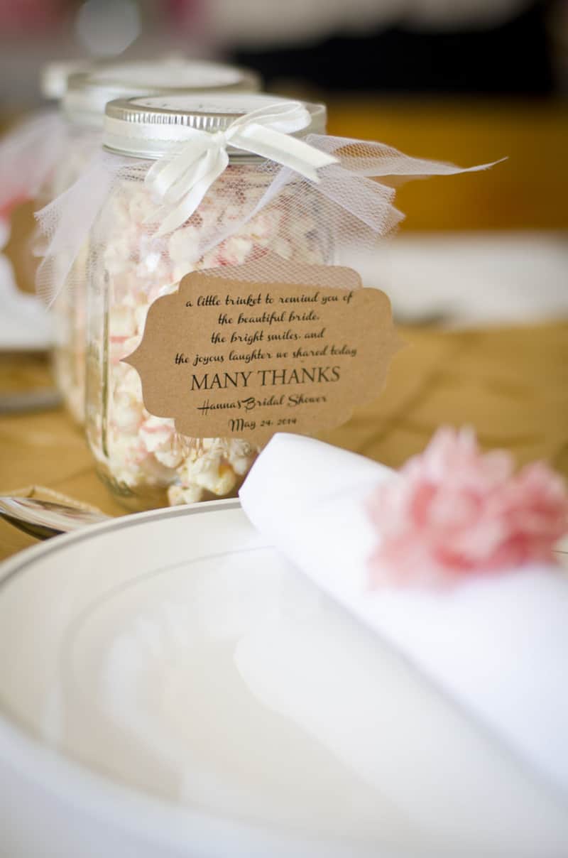 A DIY Pink & Gold Bridal Shower - E C Bb