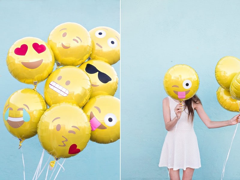 DIY Emoji Balloons by Studio DIY