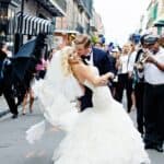 A New Orleans Second Line Wedding Parade: Samantha & Daniel - New Orleans Wedding Second Line Wedding Parade Brooch Bouquet Diy Wedding Invitations Masquerade
