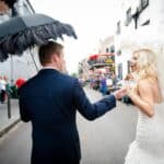 A New Orleans Second Line Wedding Parade: Samantha & Daniel - New Orleans Wedding Second Line Wedding Parade Brooch Bouquet Diy Wedding Invitations Masquerade