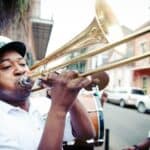 A New Orleans Second Line Wedding Parade: Samantha & Daniel - New Orleans Wedding Second Line Wedding Parade Brooch Bouquet Diy Wedding Invitations Masquerade