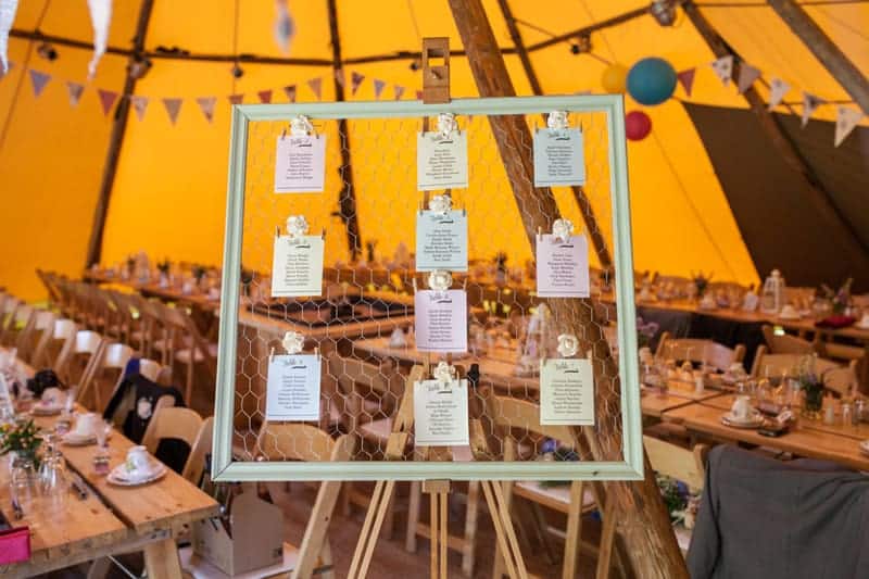 A Handmade & Laid-back Backyard Wedding in a Tipi (1)