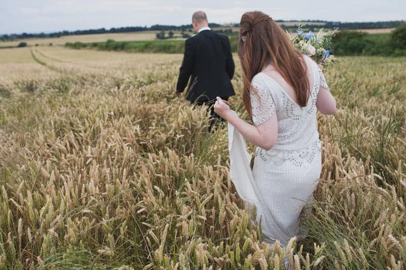 A Handmade & Laid-back Backyard Wedding in a Tipi (29)