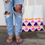 20 of our Favourite Wedding DIYs - Diy Aztec Tote Bags