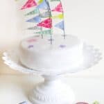 20 of our Favourite Wedding DIYs - Festival Flag Cake Toppers Diy Washi Tape Main
