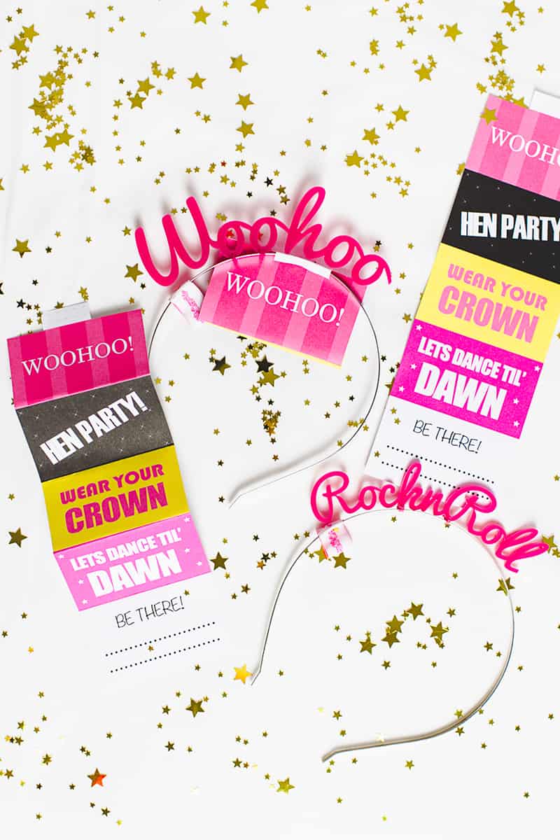 Free Printable Hen Party Invites Invitations Bachelorette Party With 