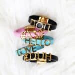 Off the Record: Inspirational Women, Interesting Roadtrips & Insanely Good Chocolate!! - Personalised Phrase Bracelet