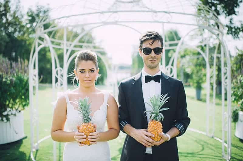 Pineapple Styled Summer Wedding Inspiration Bridal Fashion Unique Bride-14