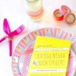 20 of our Favourite Wedding DIYs - Washi Tape Place Setting Diy Main