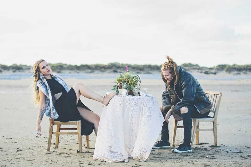 Bohemian Sequin Wedding Inspiration beach festival style 27