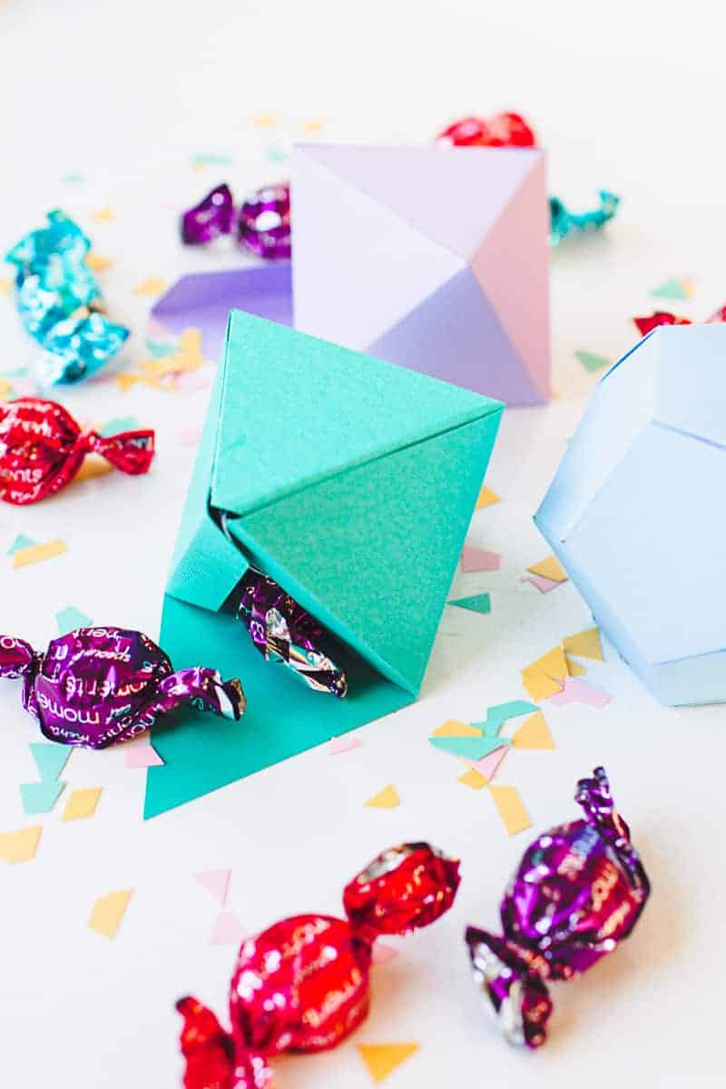 DIY Geometric Christmas Tree Thorntons Chocolate Decorations