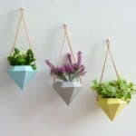 30 Gifts For The Quirky, Fun & Effortlessly Cool - Diamond Geometric Plant Hangers