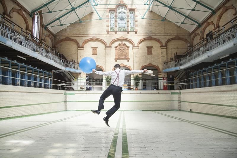 Quirky, Laid back styled wedding shoot at Victoria Baths Manchester (24)