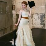 Let's Get Lost in Steampunk Style - Steampunk Wedding Inspiration Metals Bride Shoot