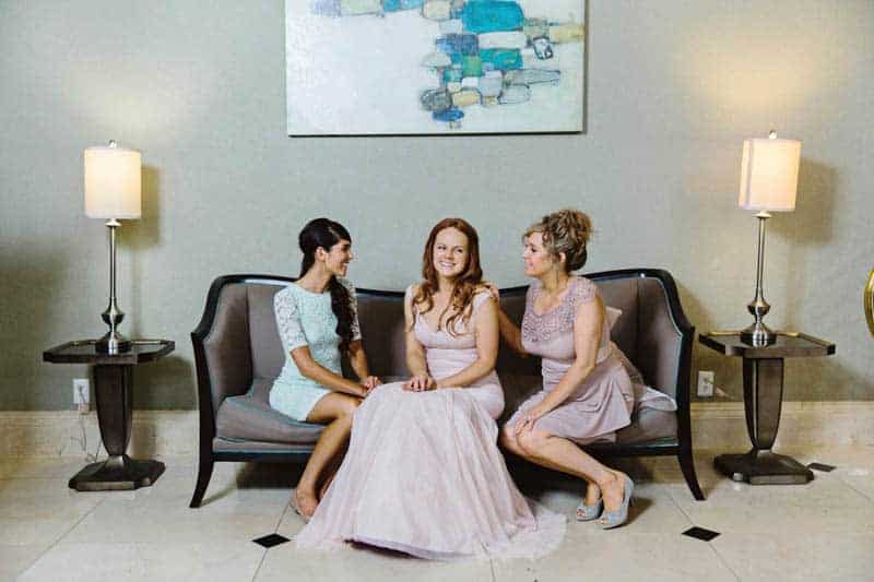 Close Knit Family & Friend DIY Wedding, Bride with Purple Petticoat (15)