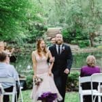CLOSE KNIT FAMILY & FRIENDS MAKE THIS A WEDDING TO REMEMBER: JON & LAUREN - Close Knit Family Friend Diy Wedding Bride With Purple Petticoat