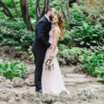 CLOSE KNIT FAMILY & FRIENDS MAKE THIS A WEDDING TO REMEMBER: JON & LAUREN - Close Knit Family Friend Diy Wedding Bride With Purple Petticoat